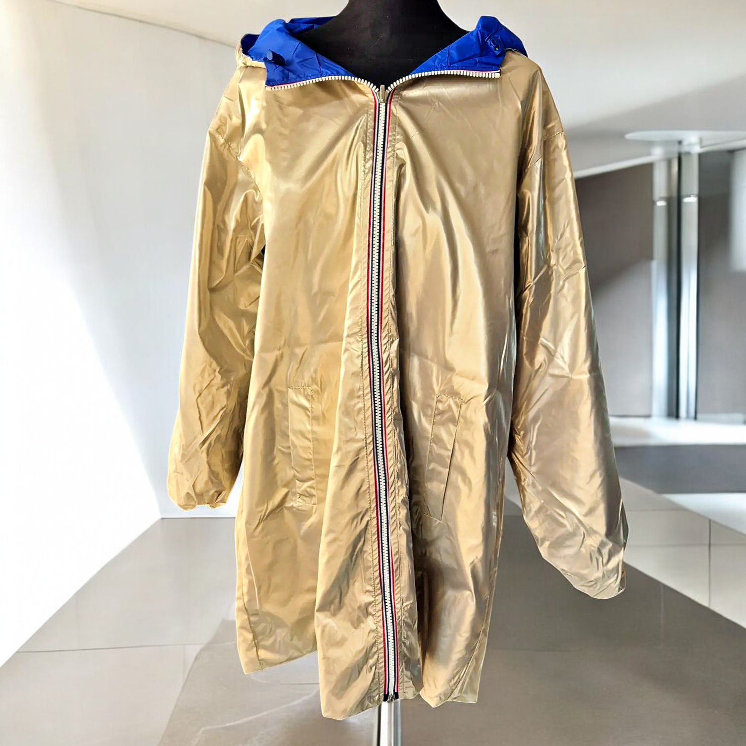 Imperméable Doré Réversible Grande taille