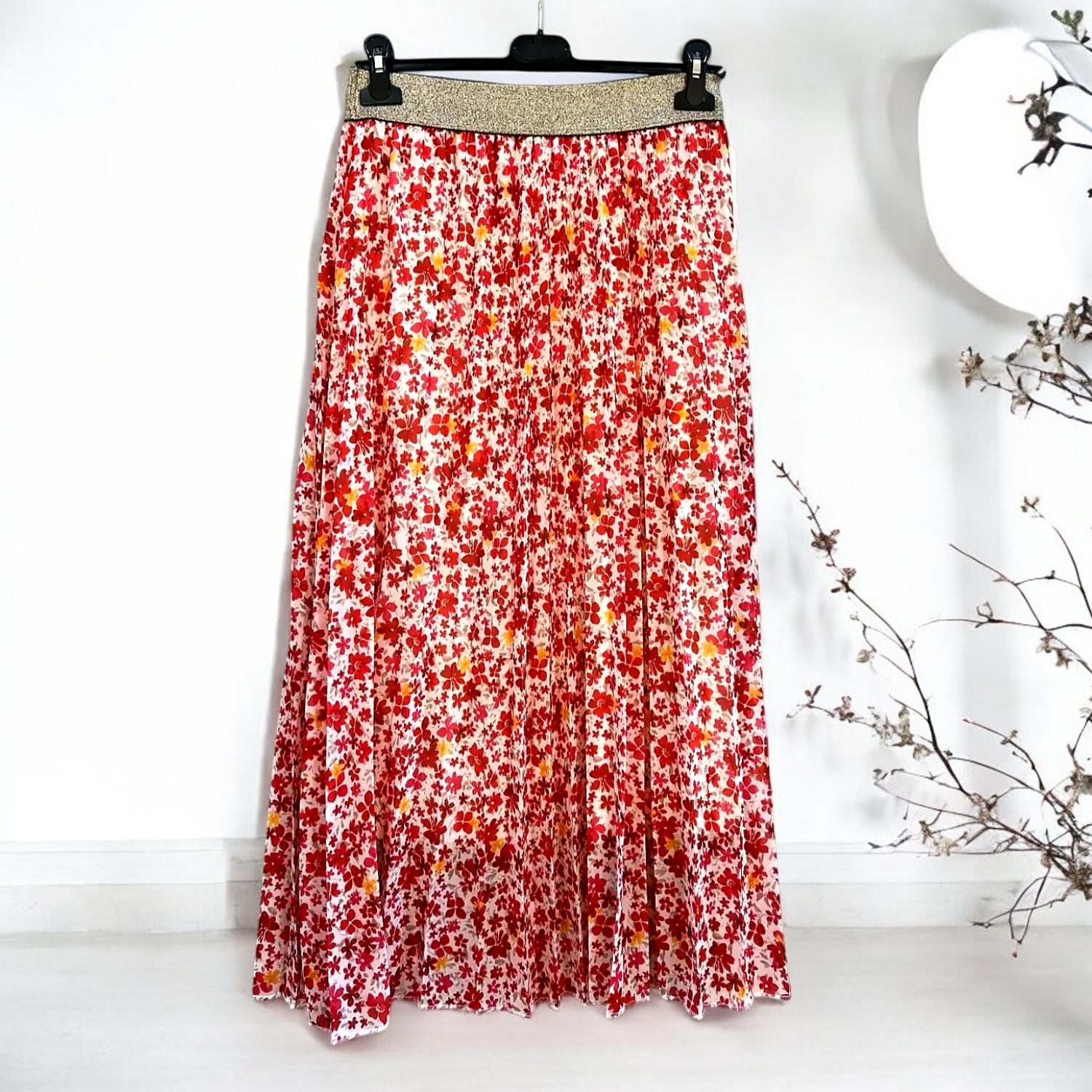 Jupe Longue à Motifs Floraux femme grande taille