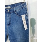 Jean Slim Taille Elastique Push Up Bleu femme grande taille3