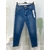 Jean Slim Taille Elastique Push Up Bleu femme grande taille4