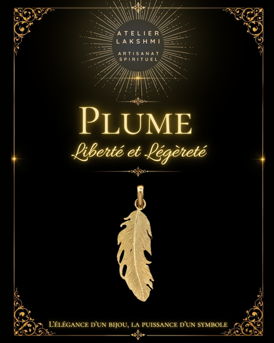 148 - Pendentif Plume 2