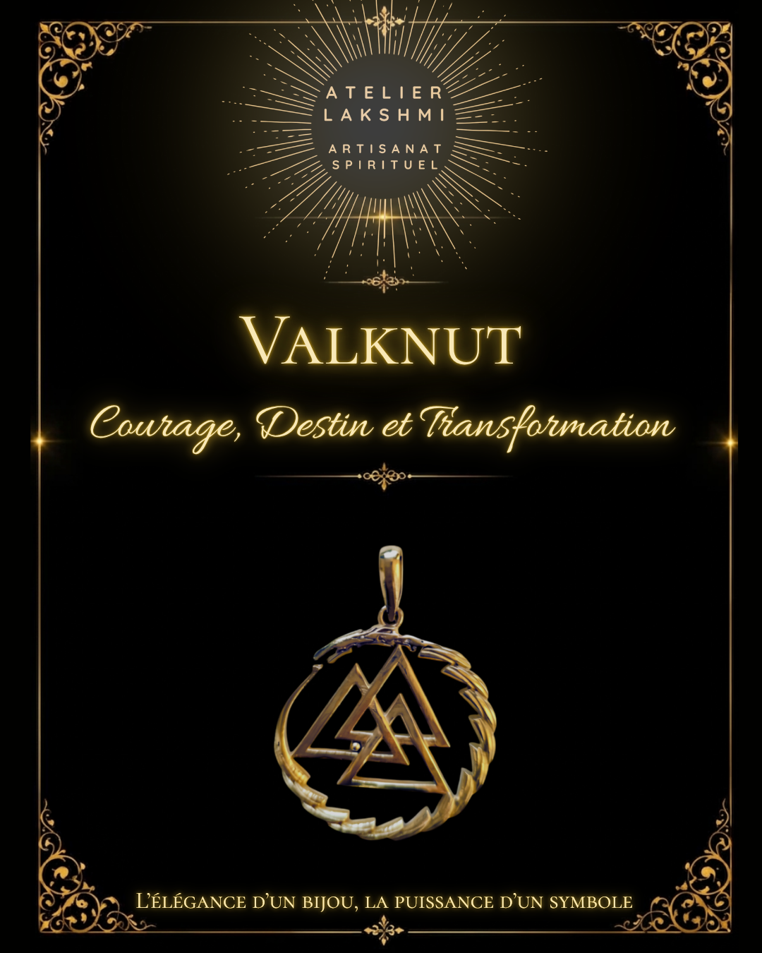 114 - Pendentif Valknut