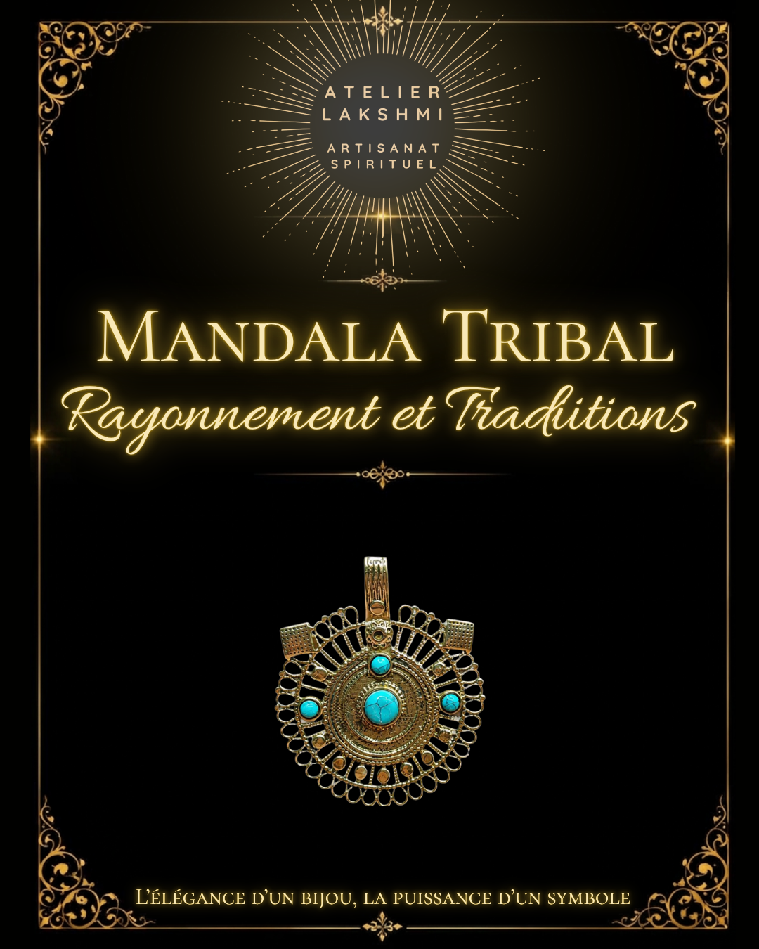 145 - pendentif-mandala-tribal-et-pierres-fines