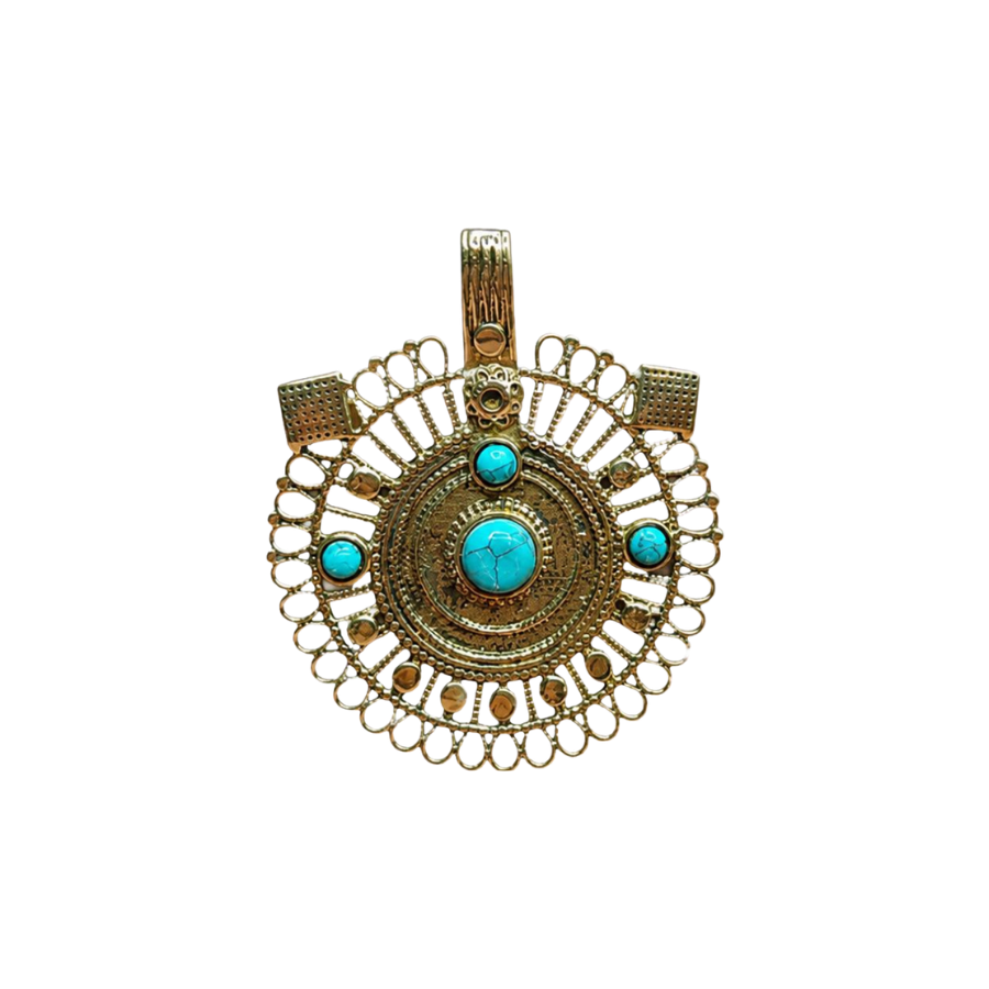 145pendentif-mandala-tribal-et-pierres-fines v1