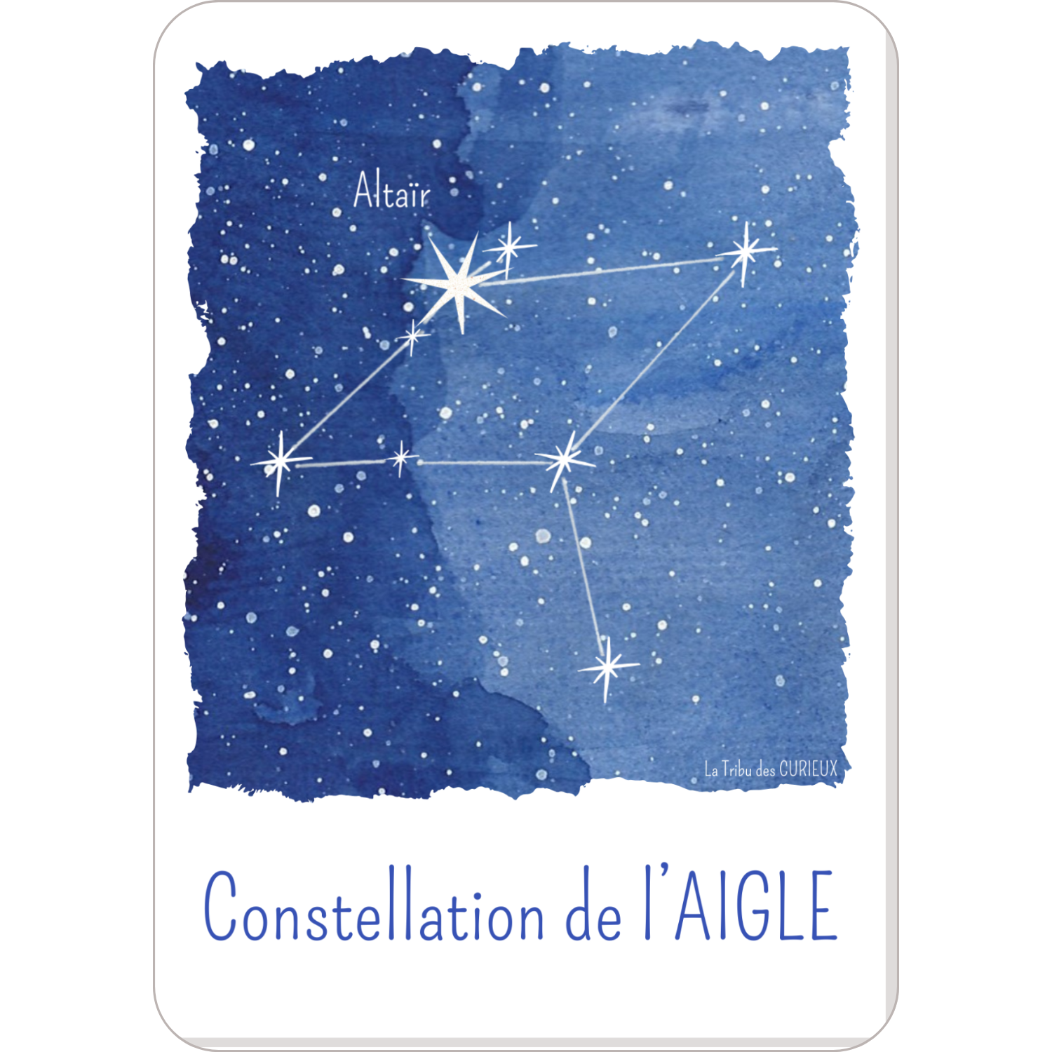 Design Carte des constellations des étoiles de LAIGLE pour site