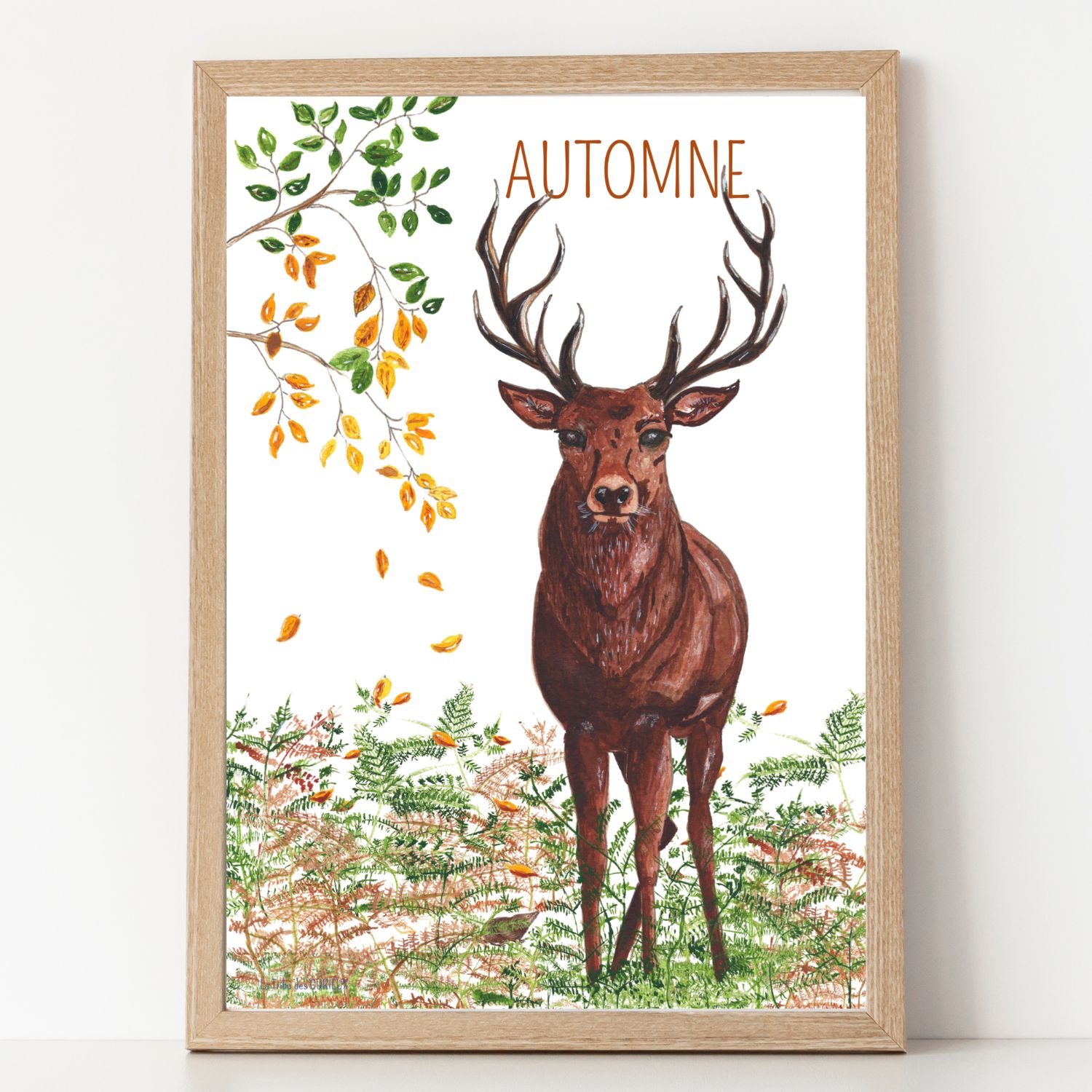 Affiche les 4 saisons automne