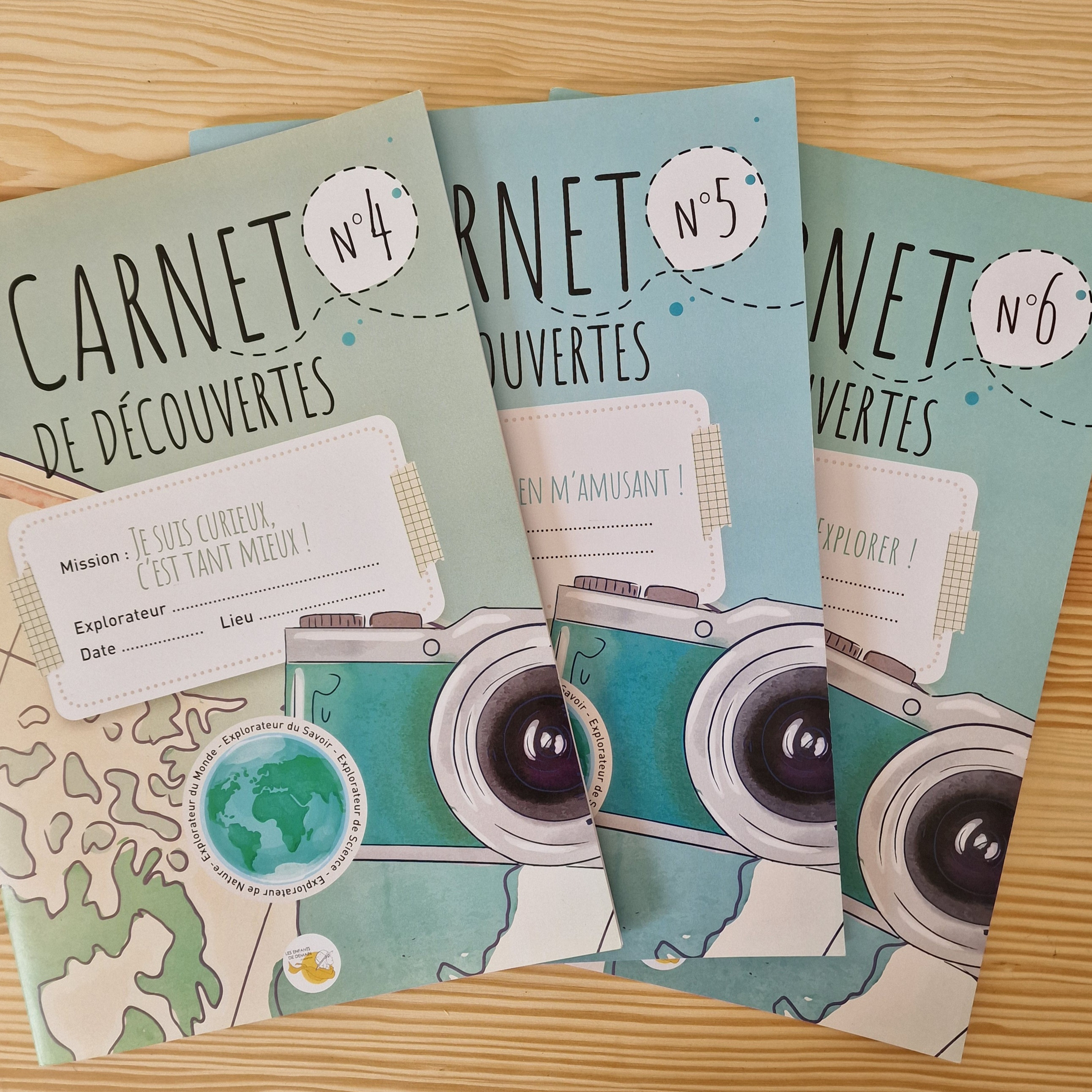 Lot 3 carnets dactvités