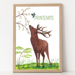 Affiche saisons Printemps