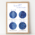 Affiche carte du ciel d'été et ses étoiles remarquables