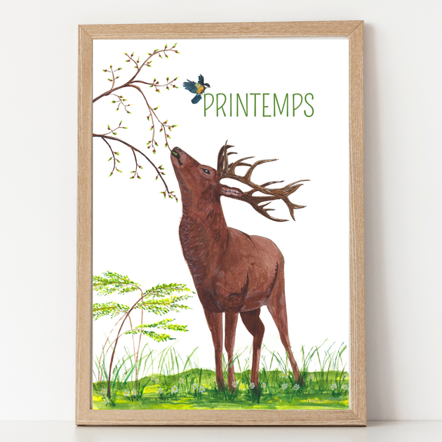 Affiche saisons Printemps