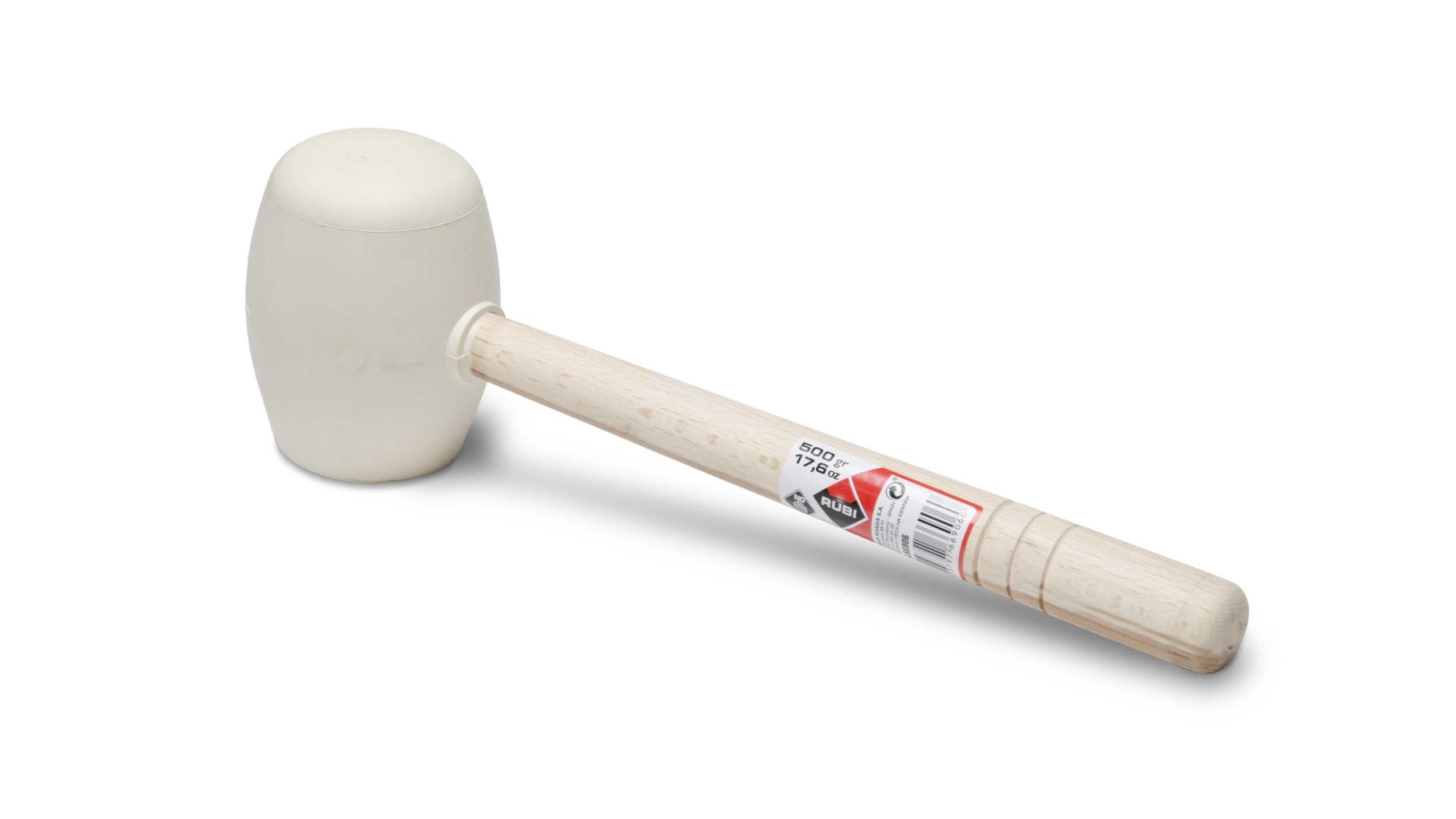 maillet-en-caoutchouc-blanc-500-g-2-m-rubi-66906