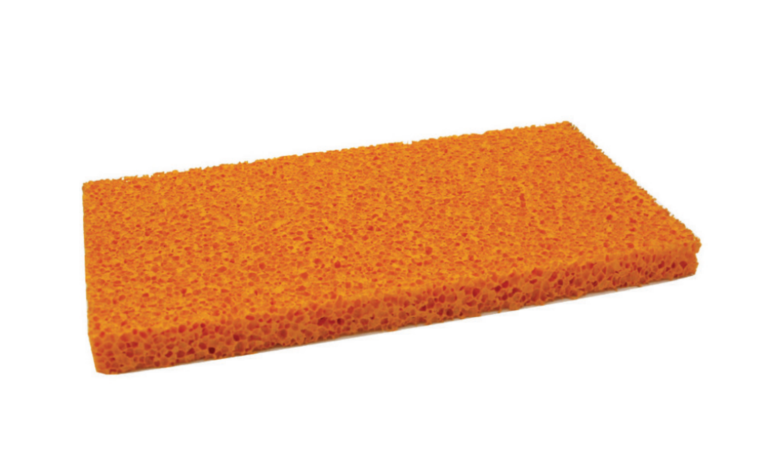 Recharge éponge en caoutchouc orange 18 mm (gros grain) 6070