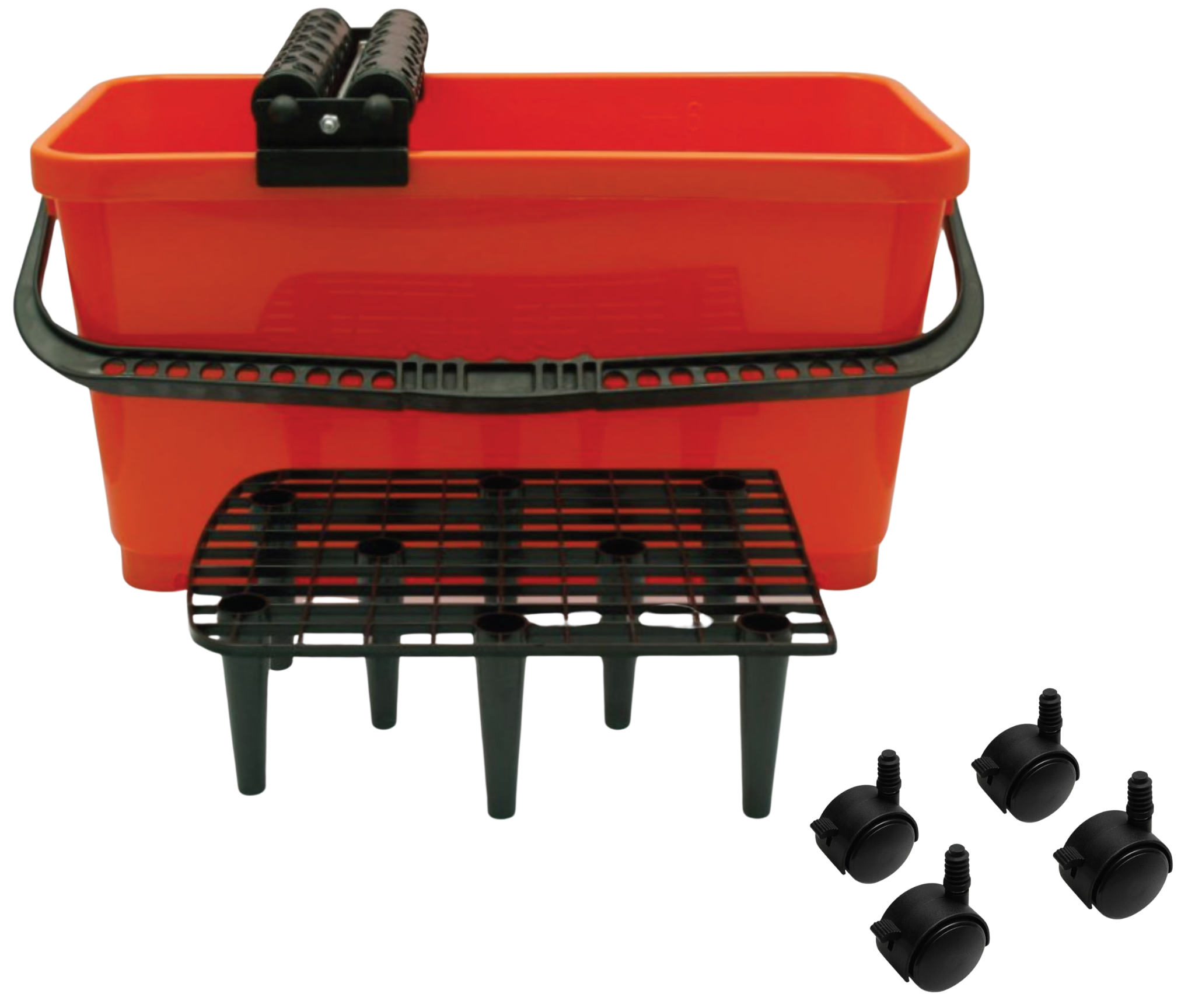 Seau de nettoyage joint carrelage 20l avec double rouleau S002