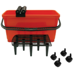 Seau de nettoyage joint carrelage 20l avec double rouleau S002