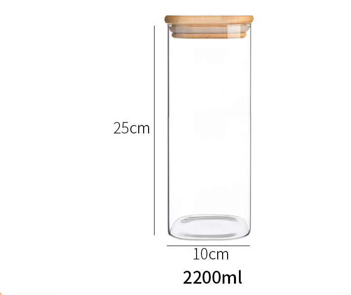 bocal 10 cm x 25 cm - 2200 ml