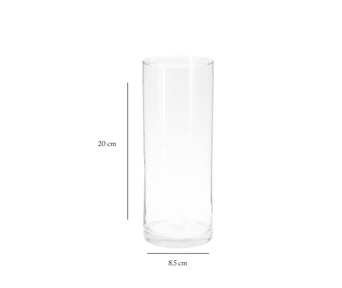 vase 20 cm x 8.5 cm