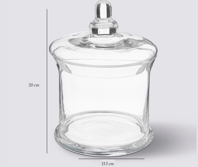 Bonbonnière En Verre Transparent - Occasion - Idéale Pour Petits Gâteaux Ou Déco