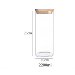 bocal 10 cm x 25 cm - 2200 ml