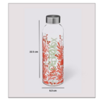 Bouteille detox  rouge