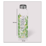Bouteille detox vert pale