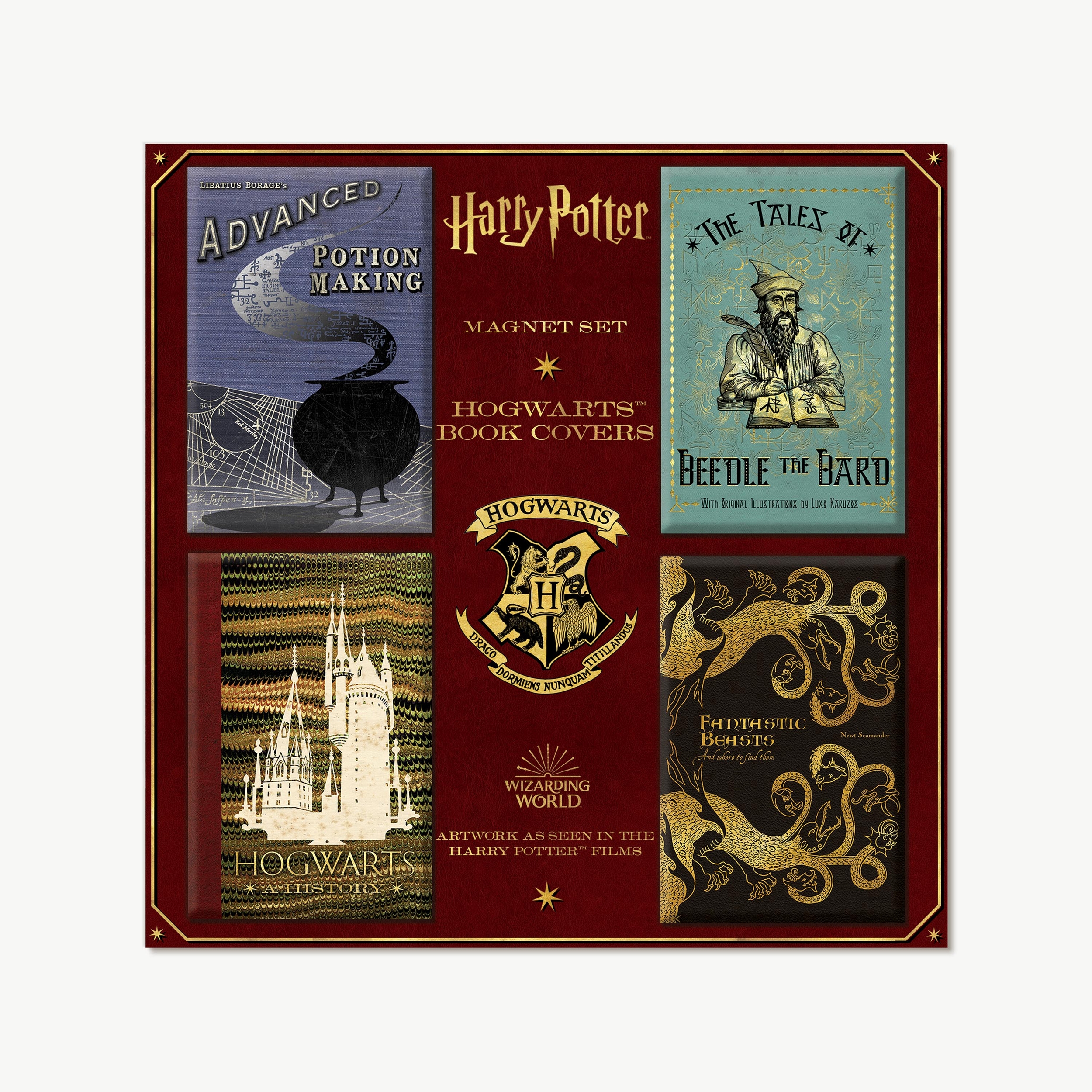 HPM02_MAGNET_SET_BOOK_COVERS_FROM_HOGWARTS