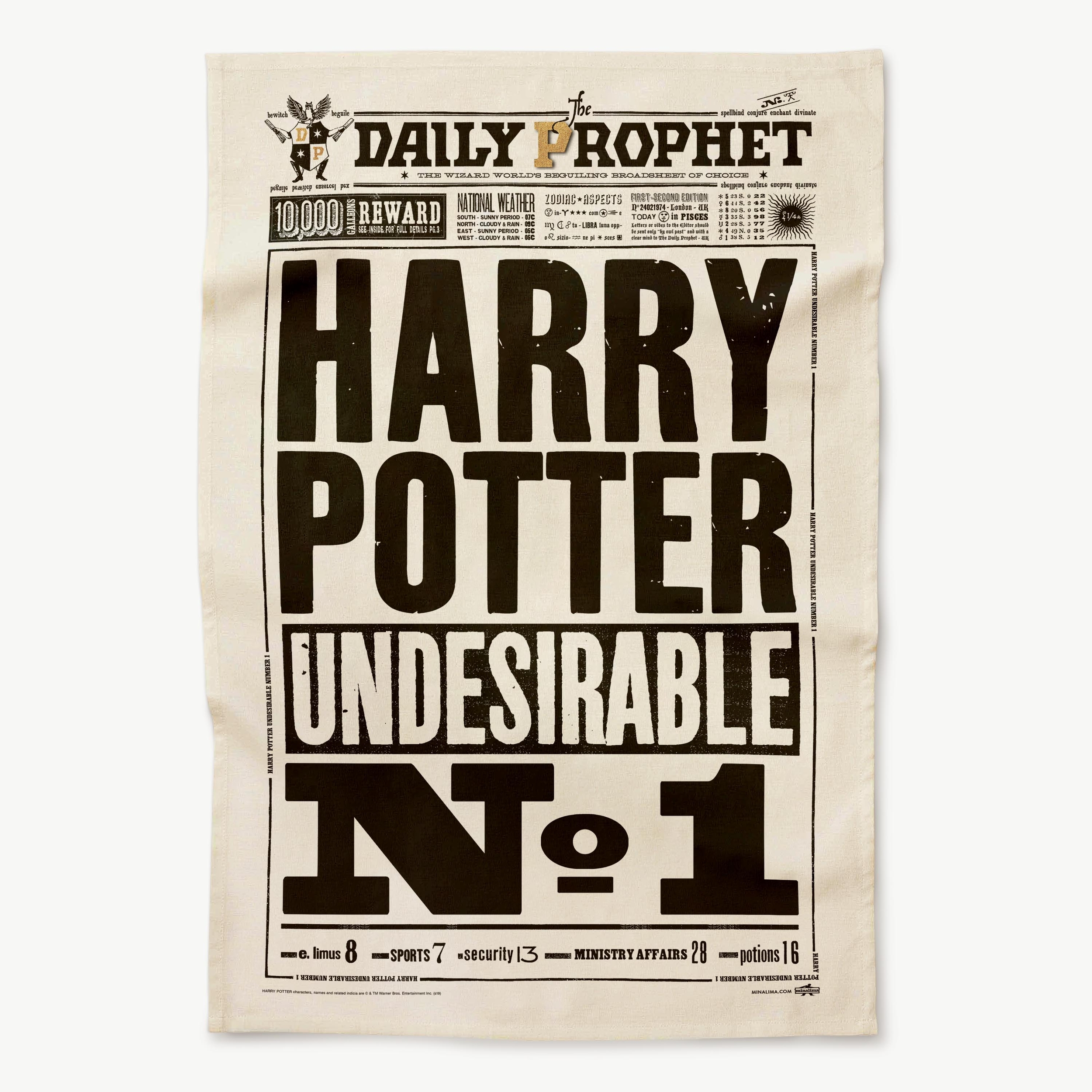 HPT02_TEA_TOWEL_DP_HARRY_POTTER_UNDESIRABLE_NO1_IMAGE_01