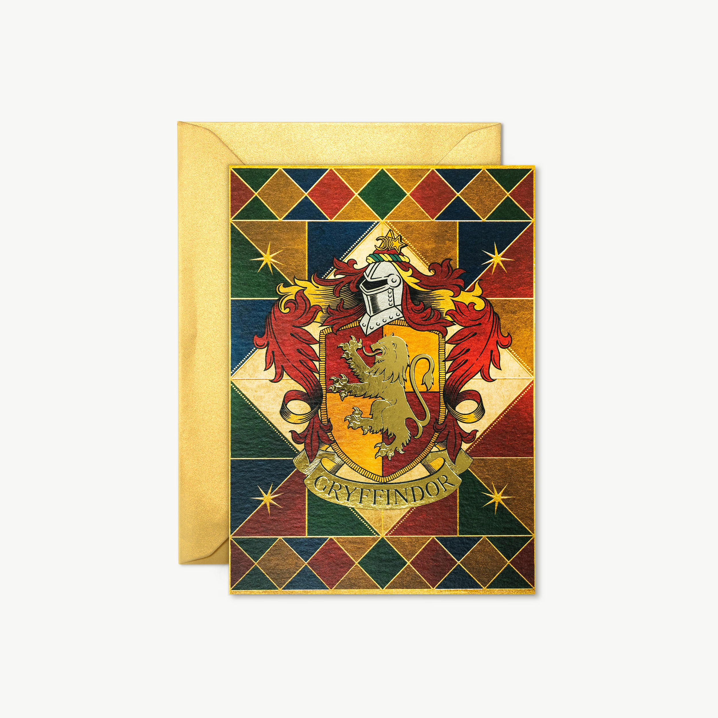 HPCARD34_NOTECARD_FOILED_GRYFFINDOR_CREST_IMAGE_01