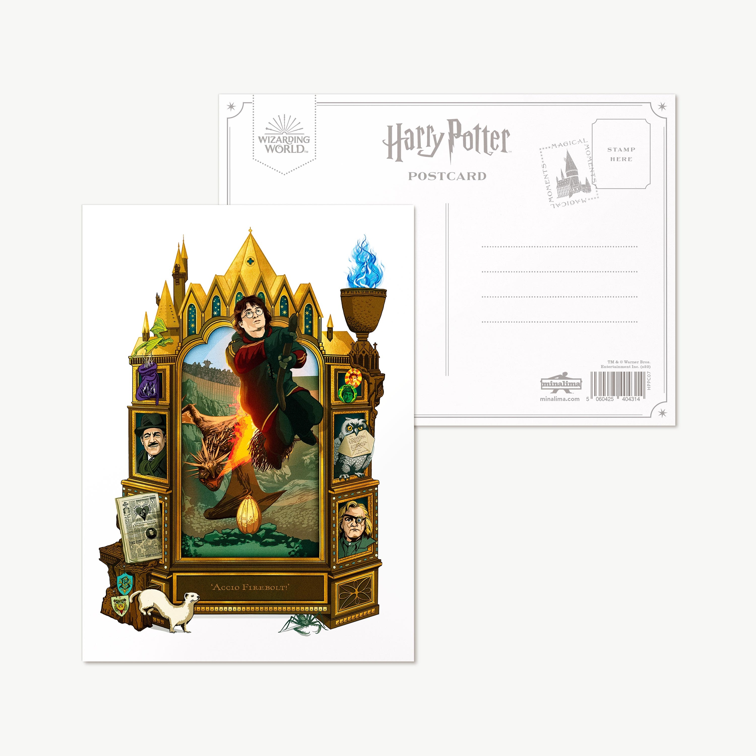 HPPC07_POSTCARD_MAGICAL_MOMENTS_HP4_ACCIO_FIREBOLT_IMAGE_01