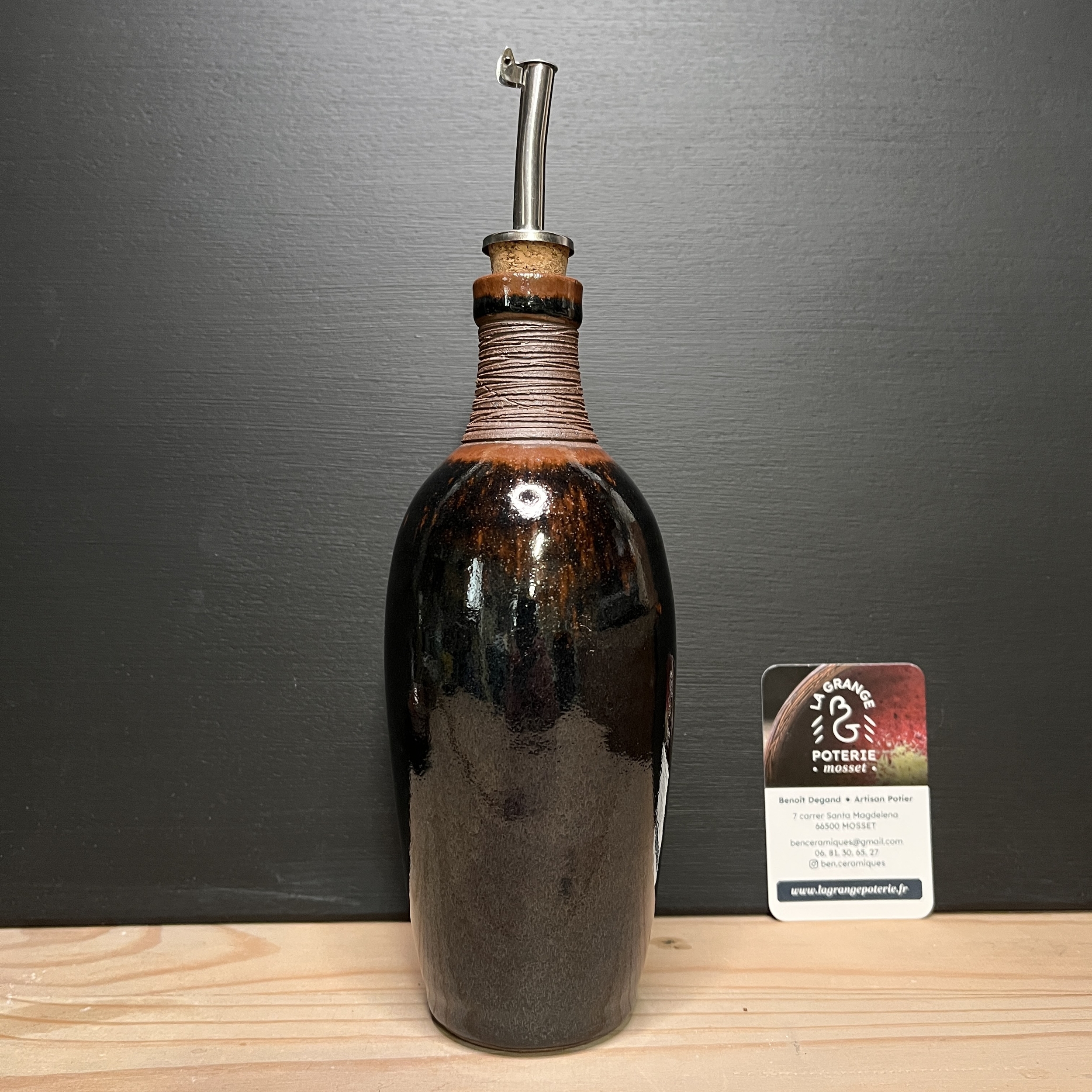 Huilier noir Tenmoku#1