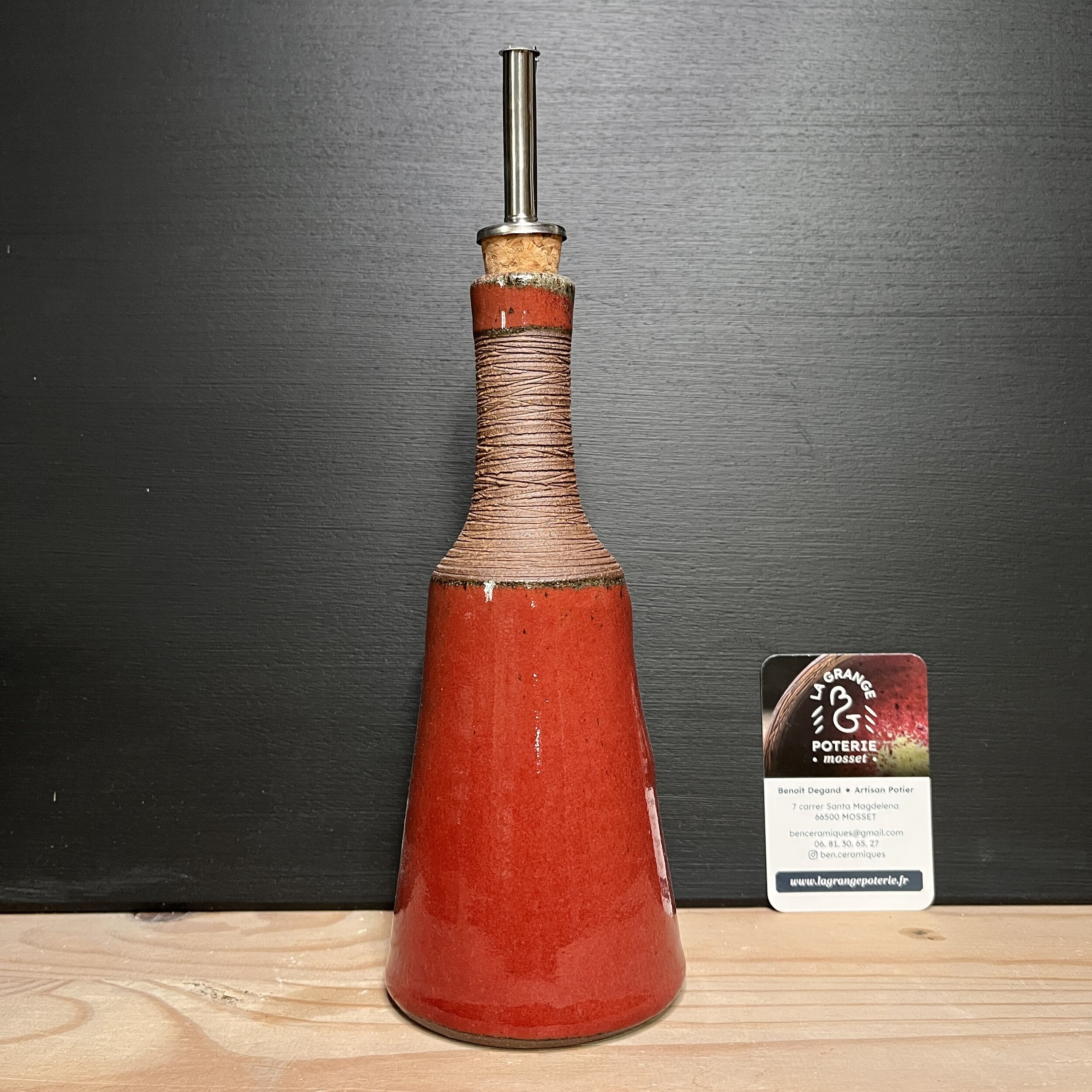 Huilier rouge de cuivre HL07