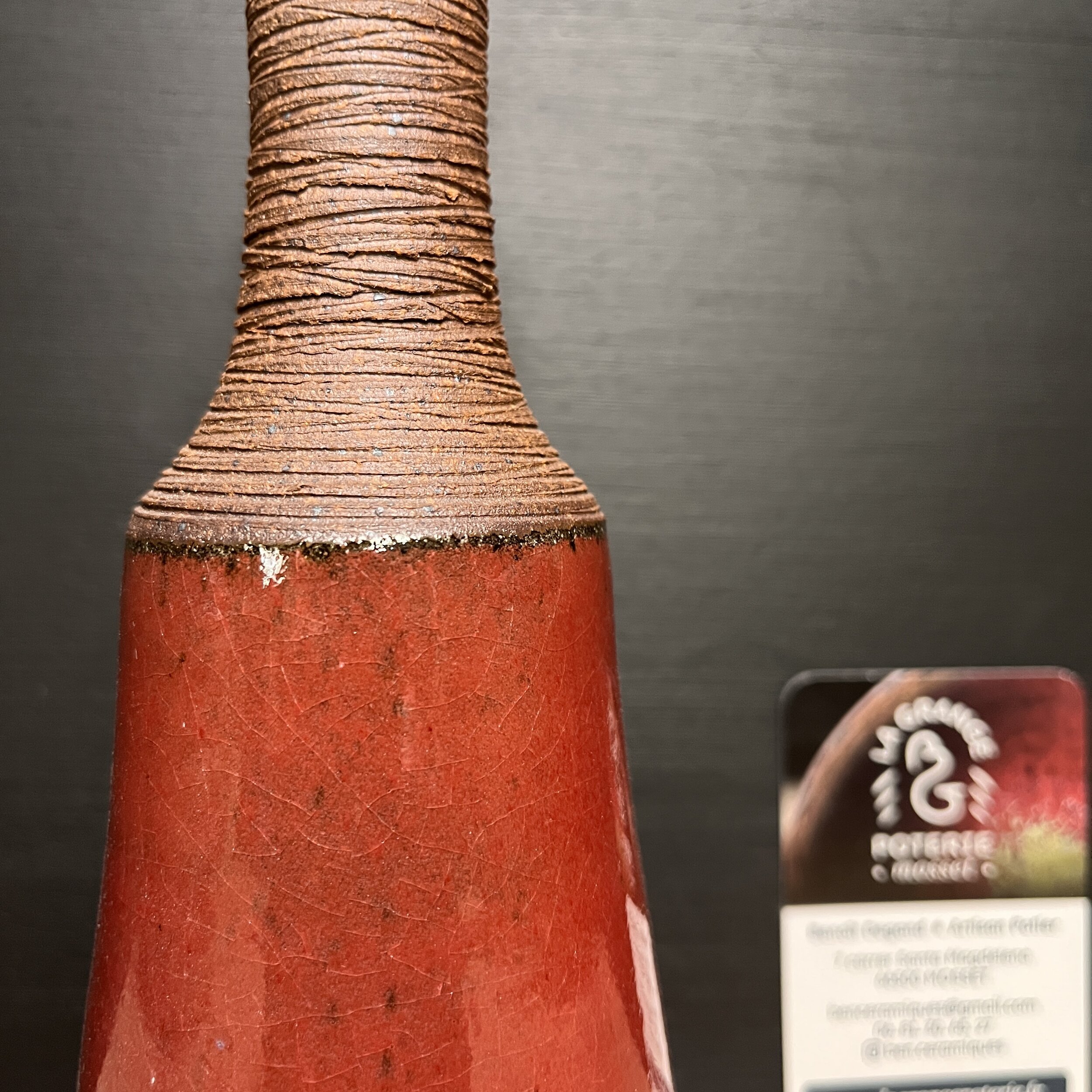 Huilier rouge de cuivre HL07#2