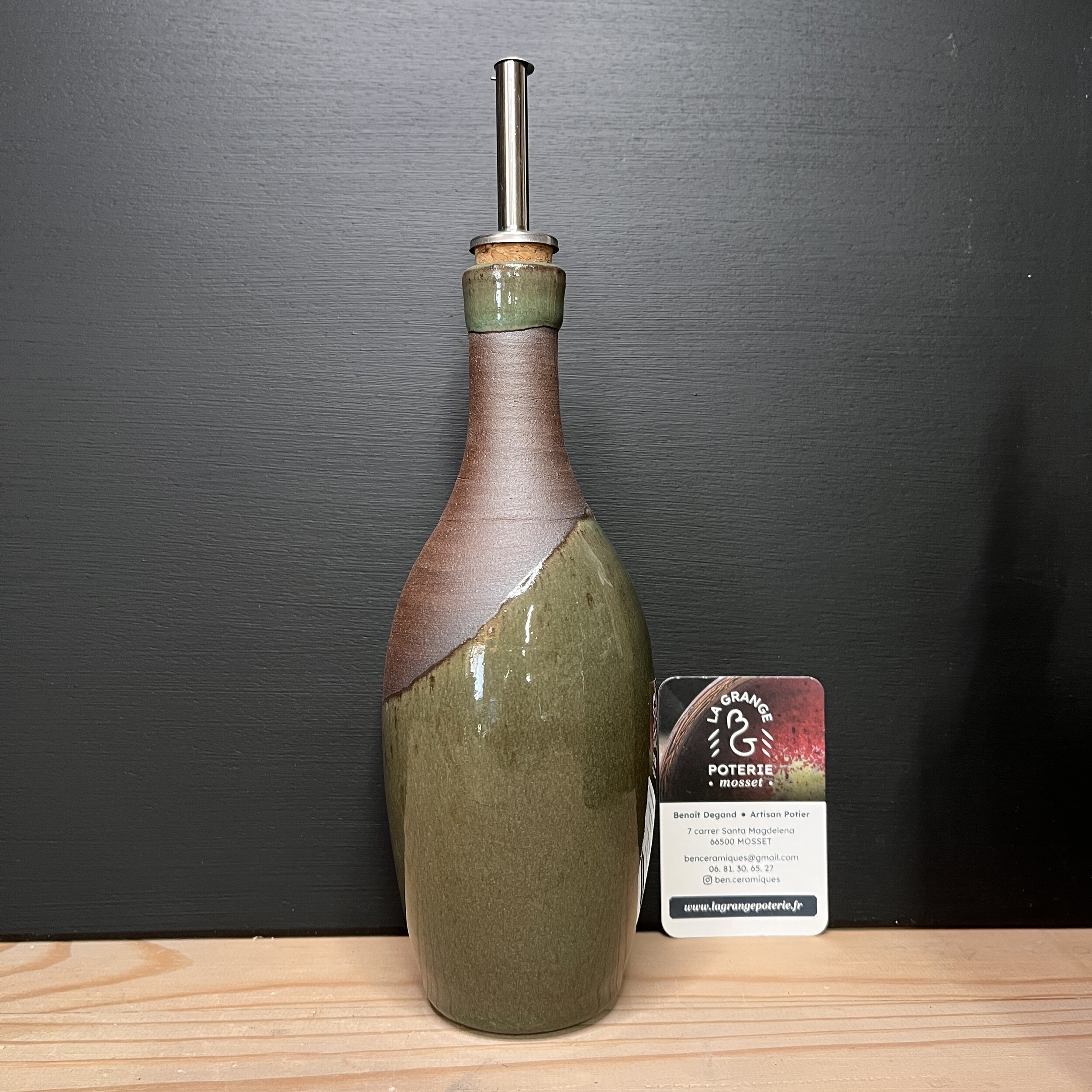 Duo Huile &amp; Vinaigre %22vert Kaki%22 DHL07IMG_1379
