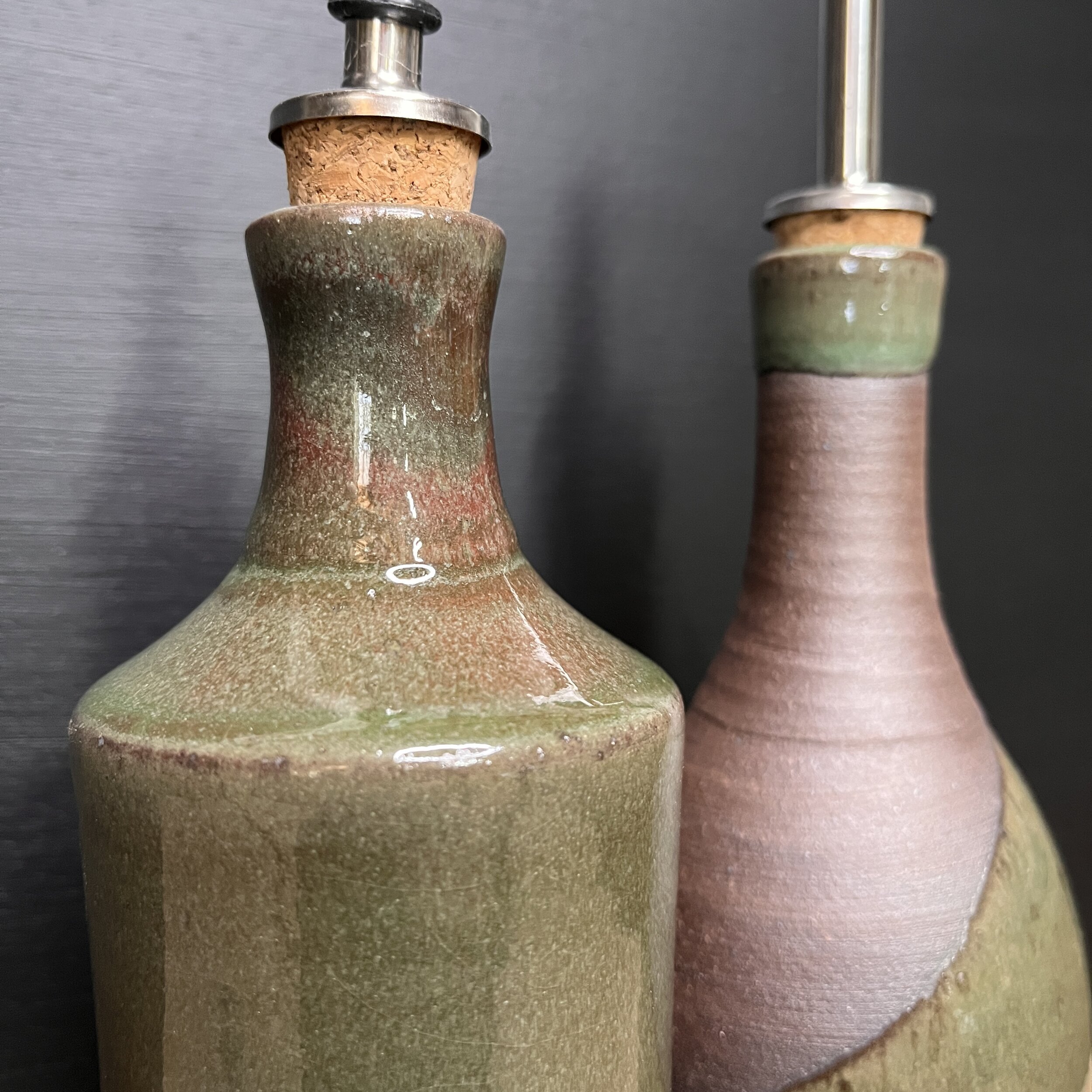 Duo Huile &amp; Vinaigre %22vert Kaki%22 DHL07IMG_1381