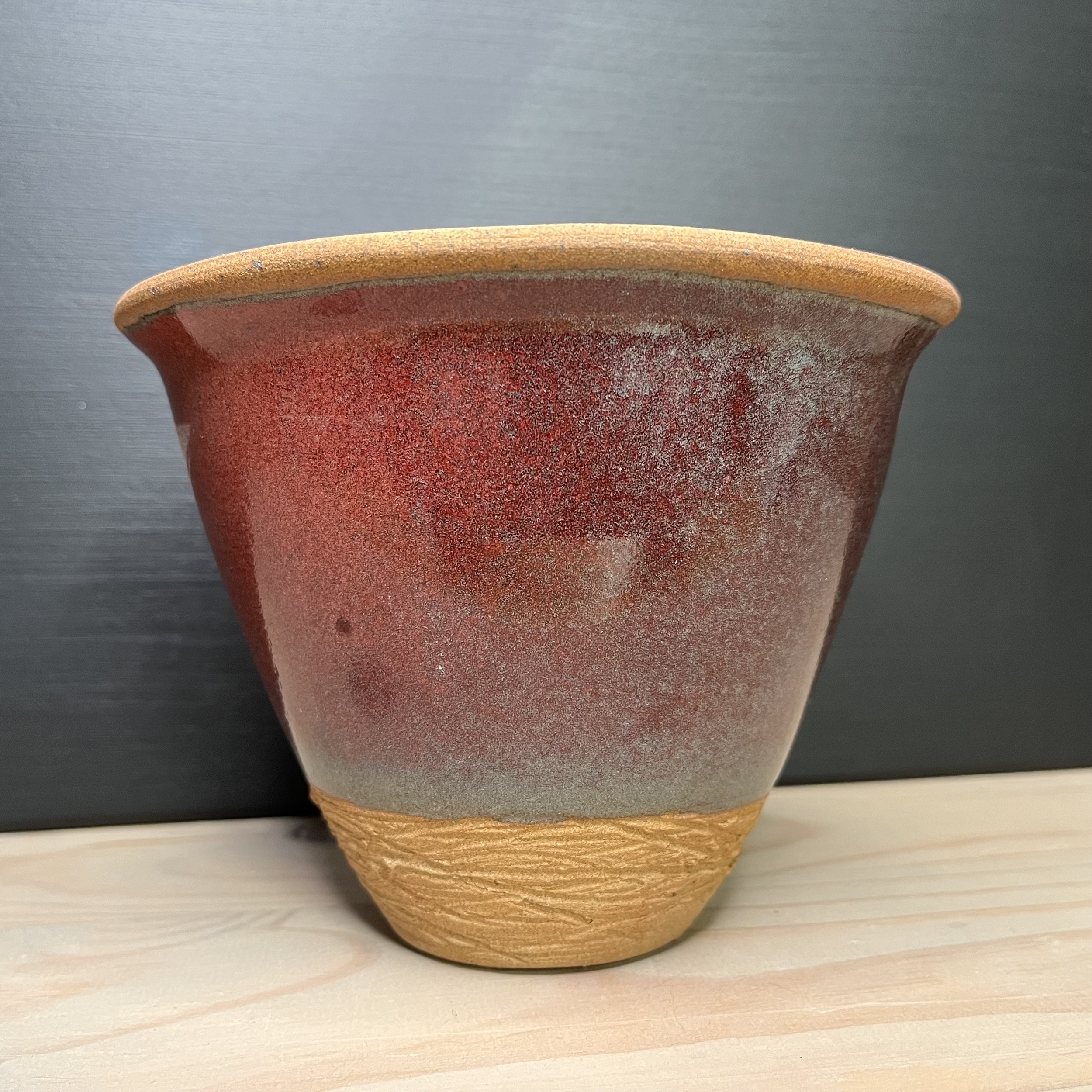 vase mural en grès