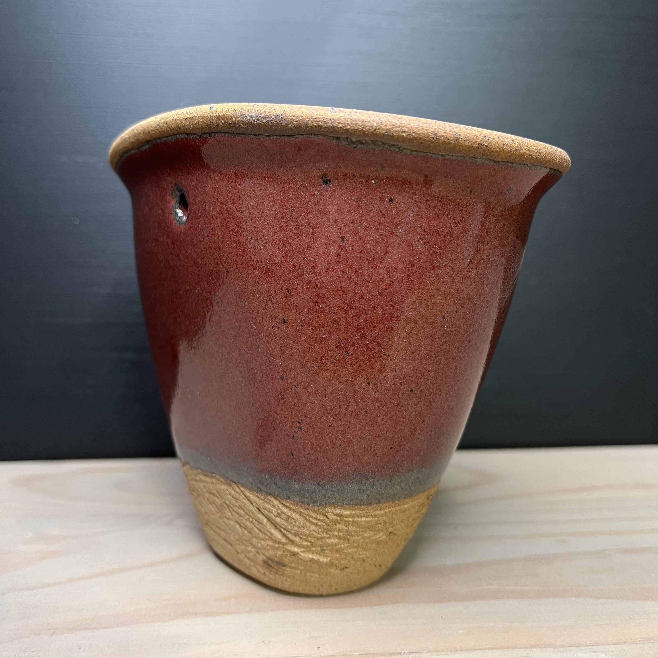 vase mural en grès
