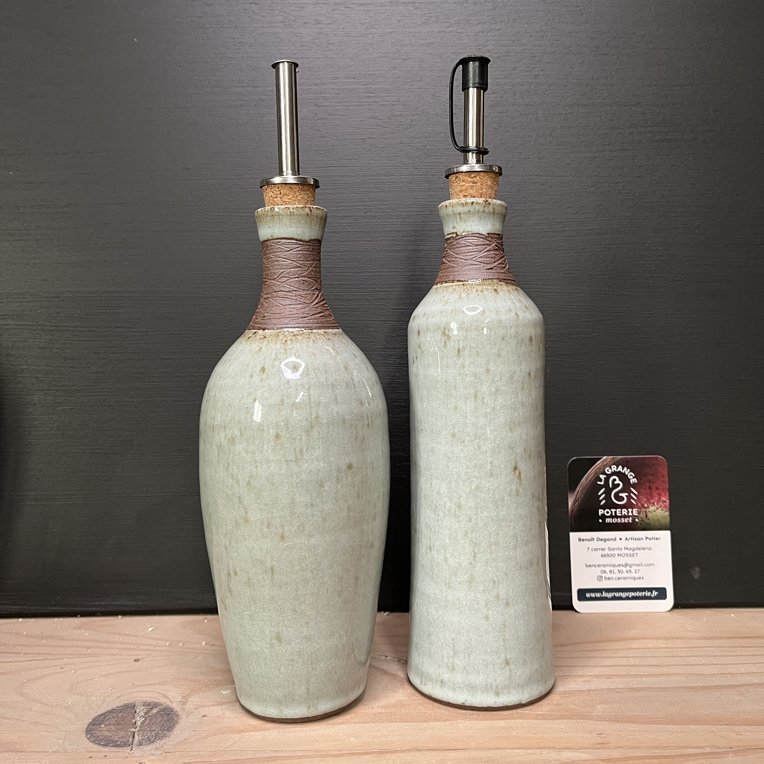 huilier et vinaigrier blanc