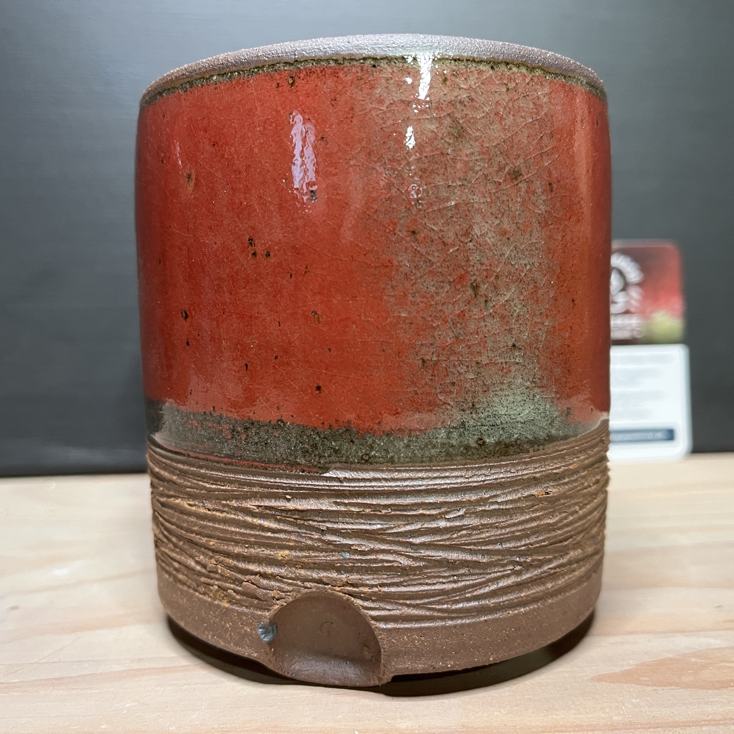 égouttoir à couverts rouge