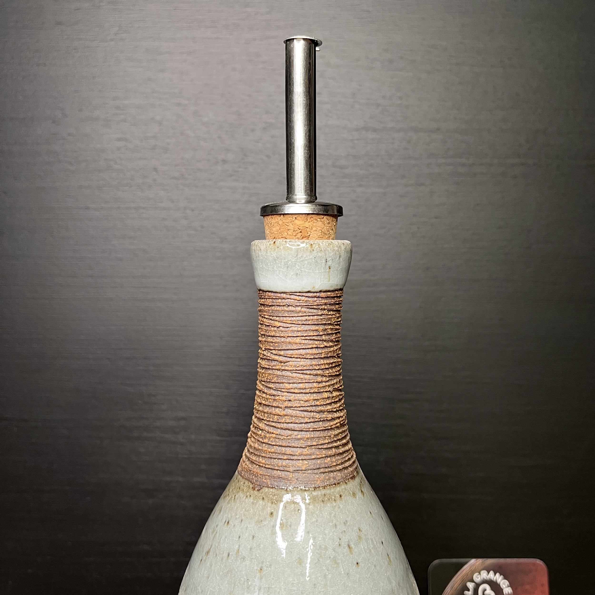 Huilier blanc nacré HL12#1