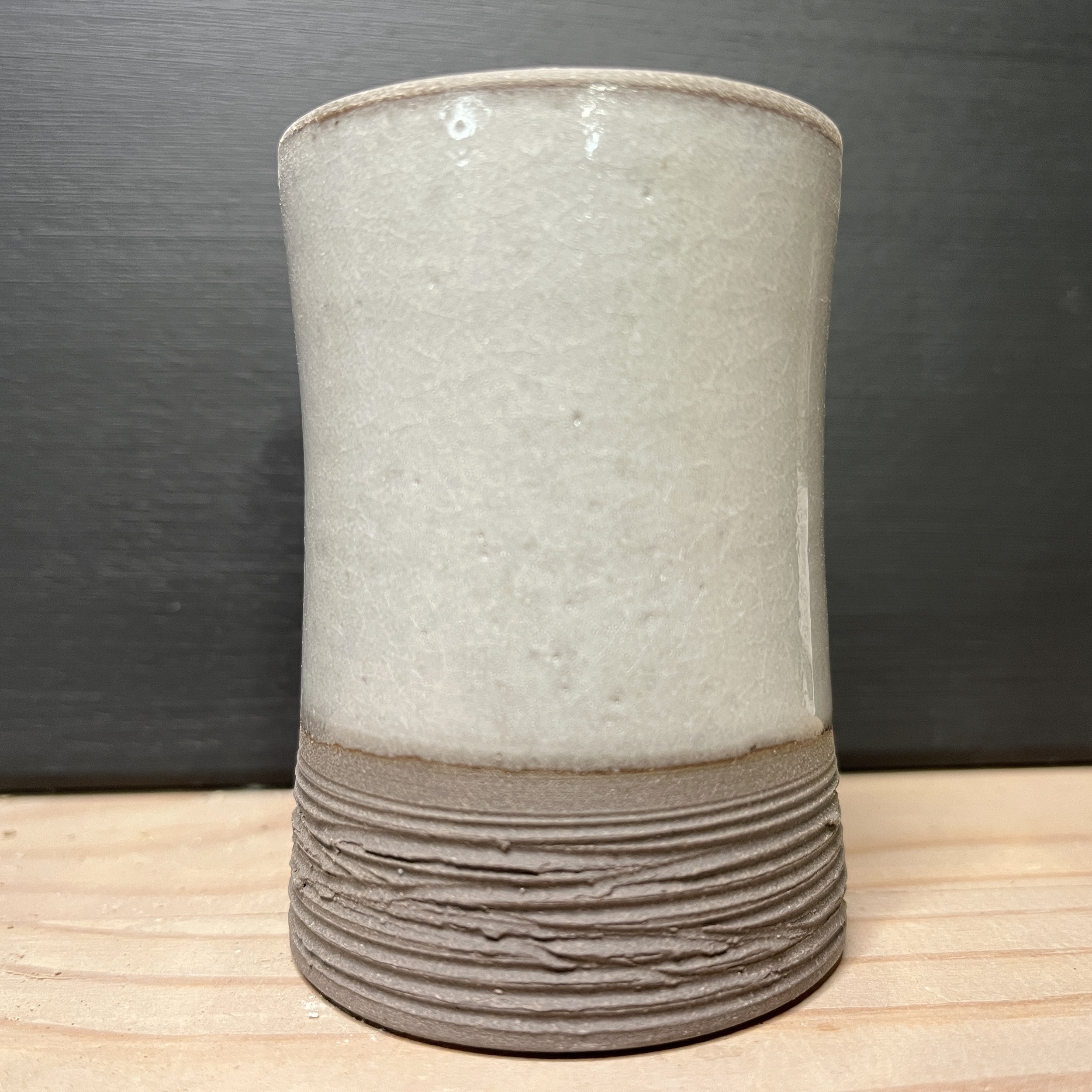 Duo de tasses blanches en grès DTD02#4