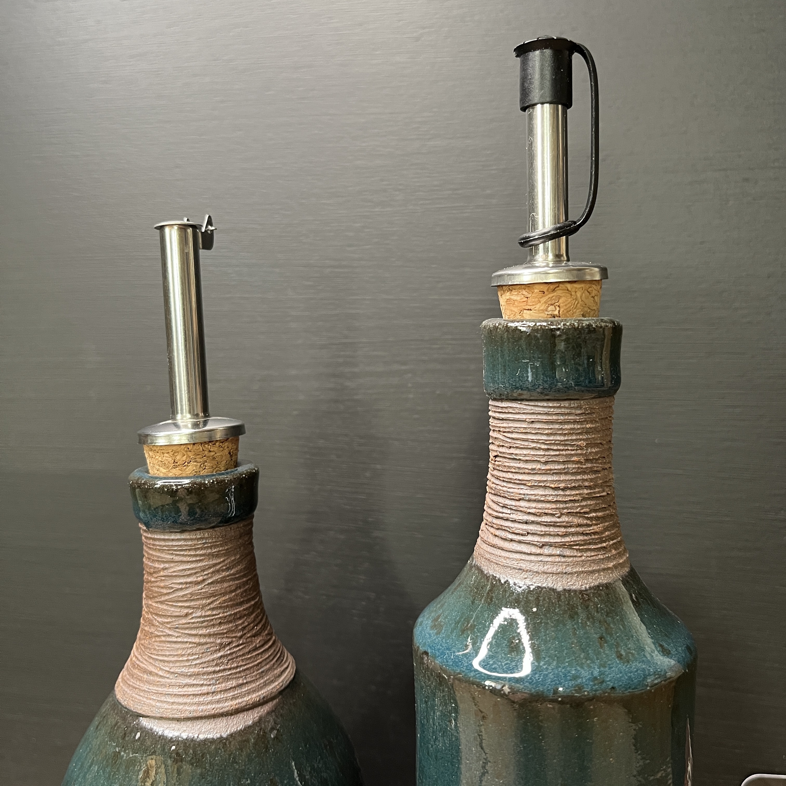 Duo huile et vinaigre bleu cobalt DHL01#1
