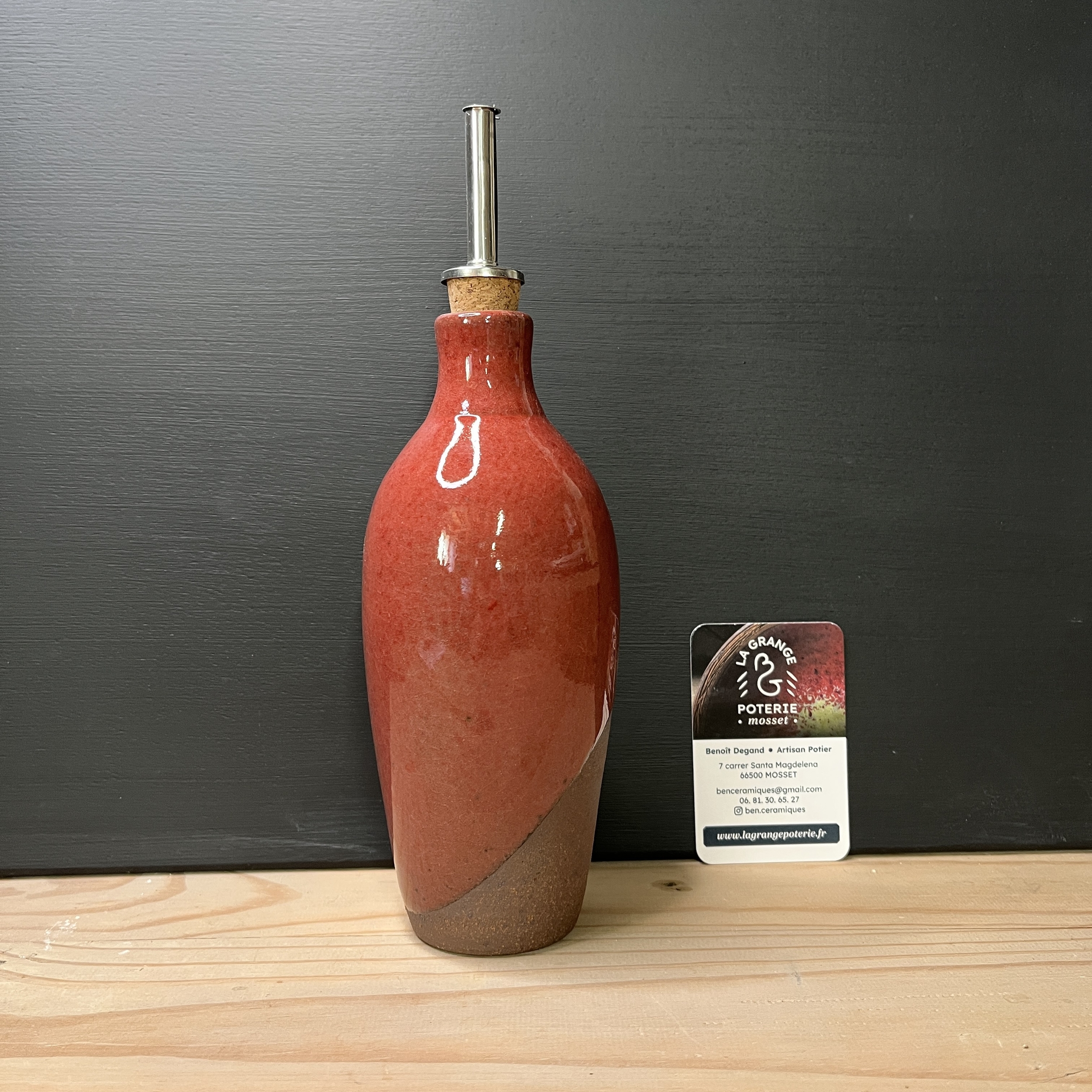Huilier rouge de cuivre HL07
