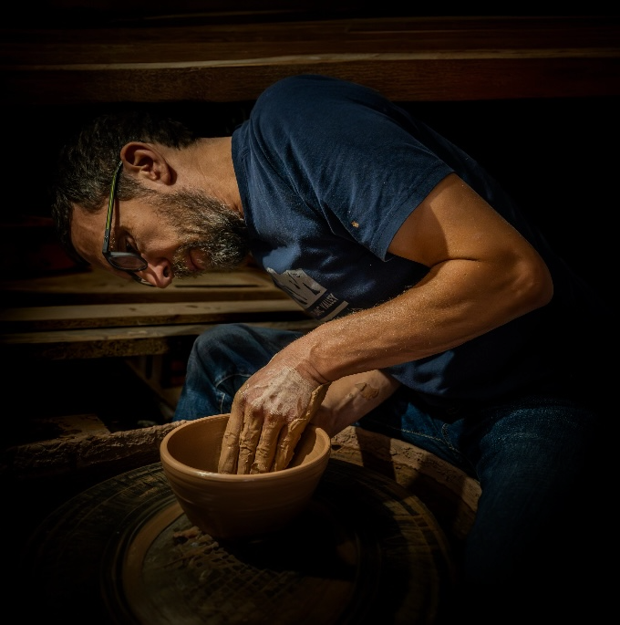 Tournage poterie à Mosset 66 Pyrénées Orientales