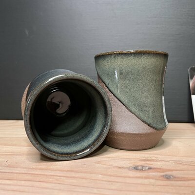 Duo de tasses bleu de fer DTC02