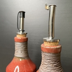 Duo Huile & Vinaigre en grès rouge de cuivre DHL04#4