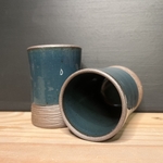 Duo de tasses diabolo bleus DTD05#1