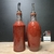 Duo Huile & Vinaigre en grès rouge de cuivre DHL04