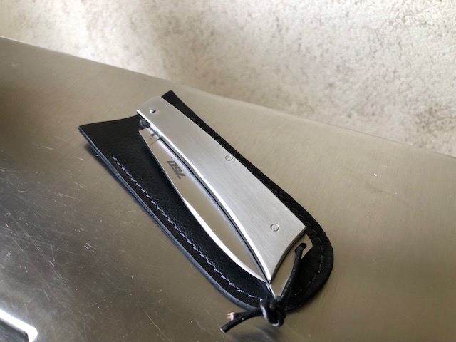 couteau manche inox