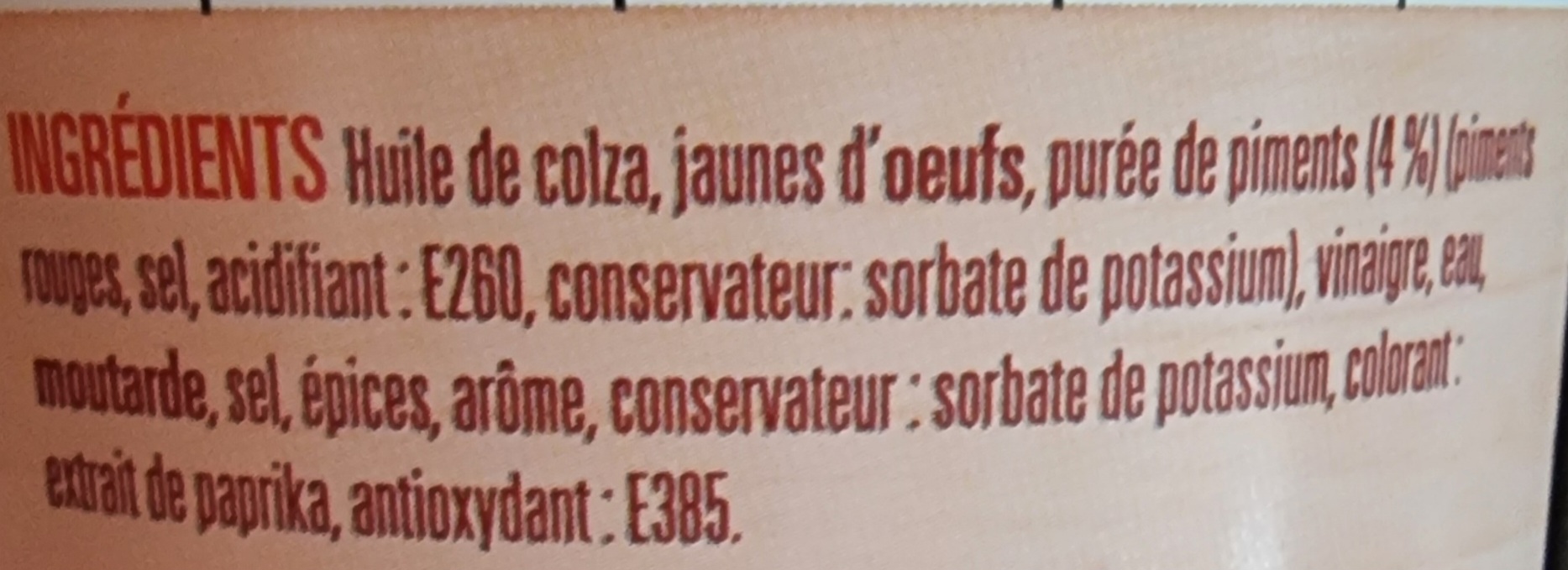 Ing sauce samourai