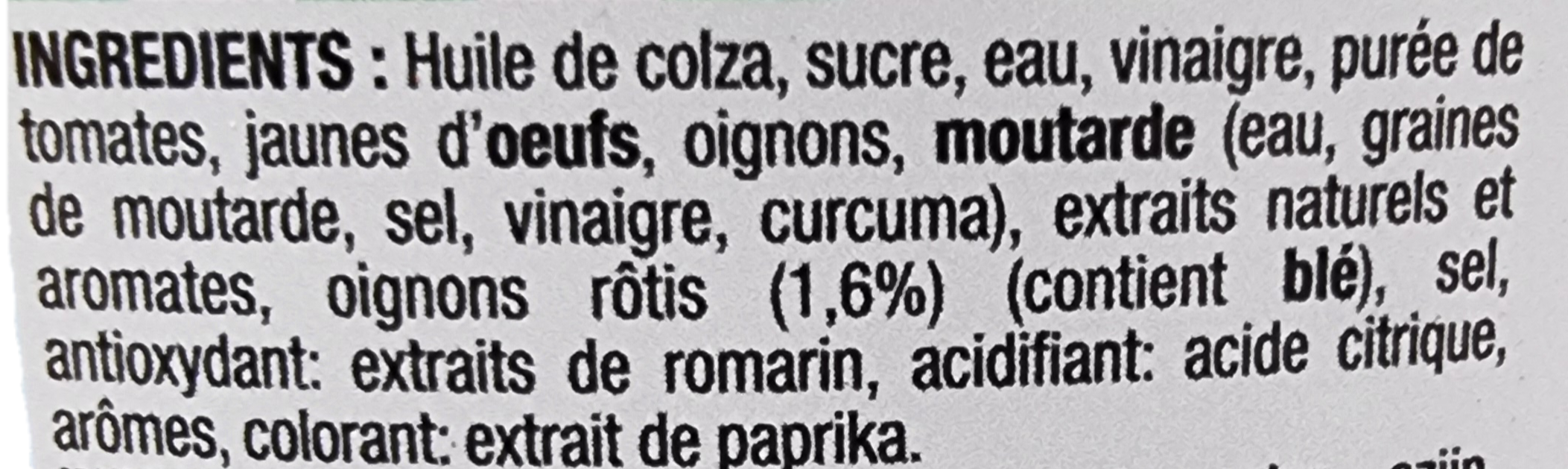 Ing sauce algérienne