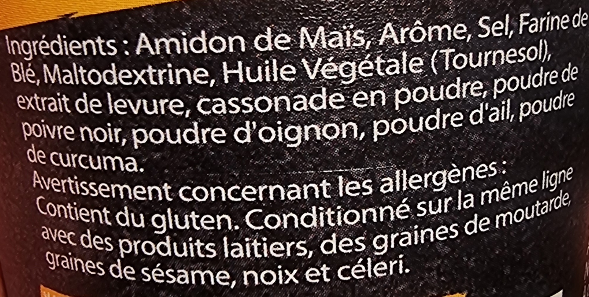 Ing fond de volaille sweet chef